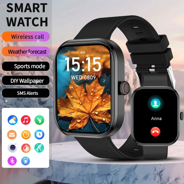 Multifunctional Smart Watch Men Women Bluetooth Connected Phone Music Fitness Sports Bracelet Sleep Monitor Smartwatch