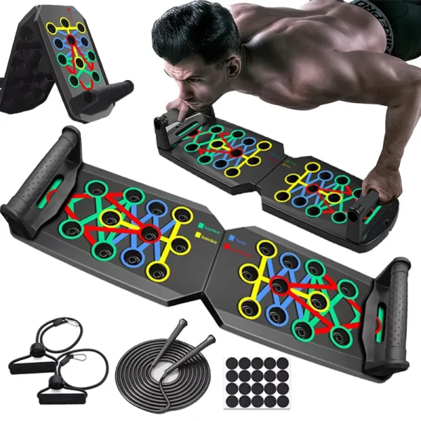 Multifunctional Push-up Bar - Foldable Fitness Equipment For Chest Abdomen Arms/Back Training